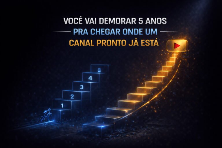 Você Vai Demorar 5 Anos pra Chegar Onde um Canal Pronto Já Está