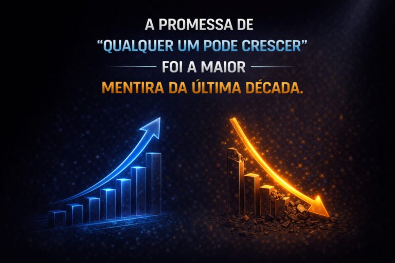 A promessa de “qualquer um pode crescer” foi a maior mentira da última década