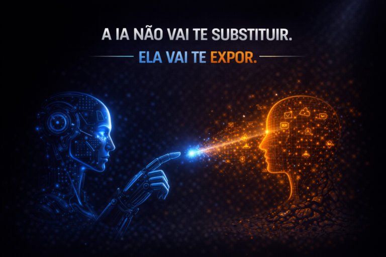 A IA não vai te substituir. Ela vai te expor