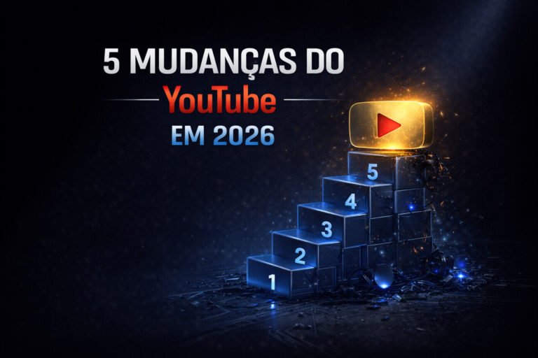 5 mudanças do YouTube em 2026 que todo criador precisa conhecer