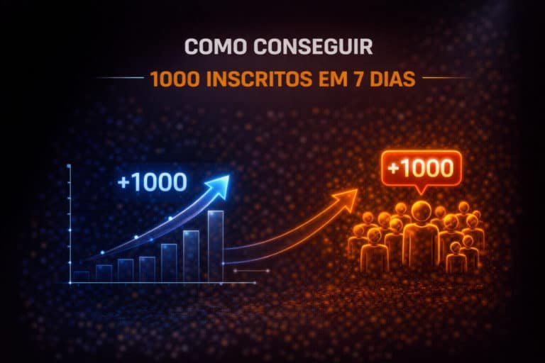 Como Conseguir 1000 Inscritos em 7 Dias
