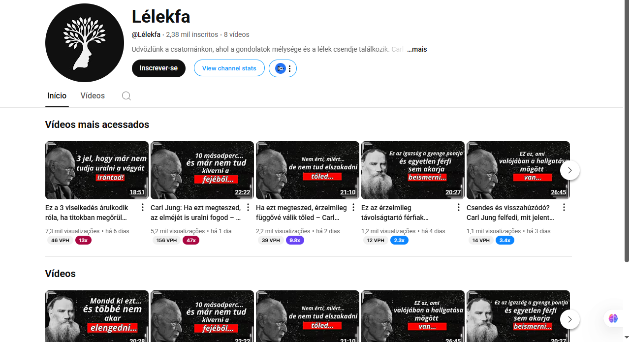 Canal Monetizado de Historias Emocionantes