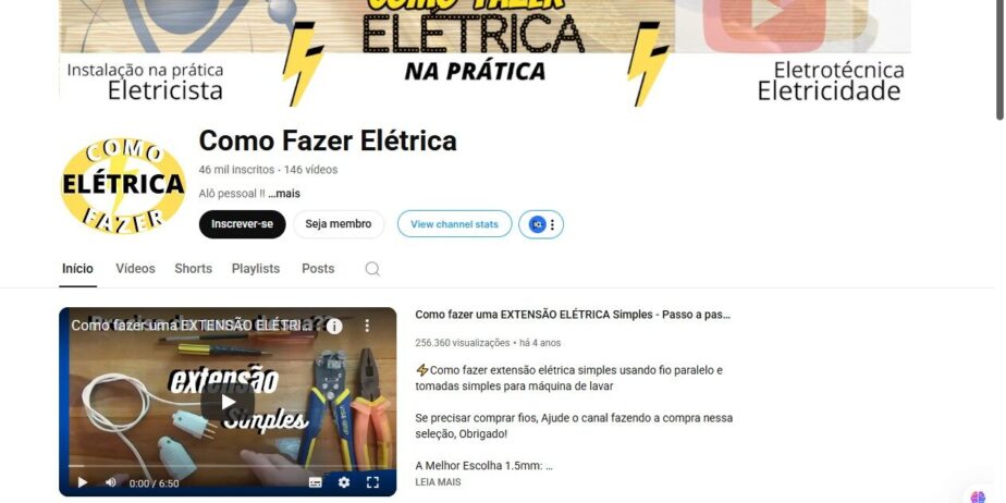 Canal Youtube Monetizado com 45k inscritos – Nicho Educação