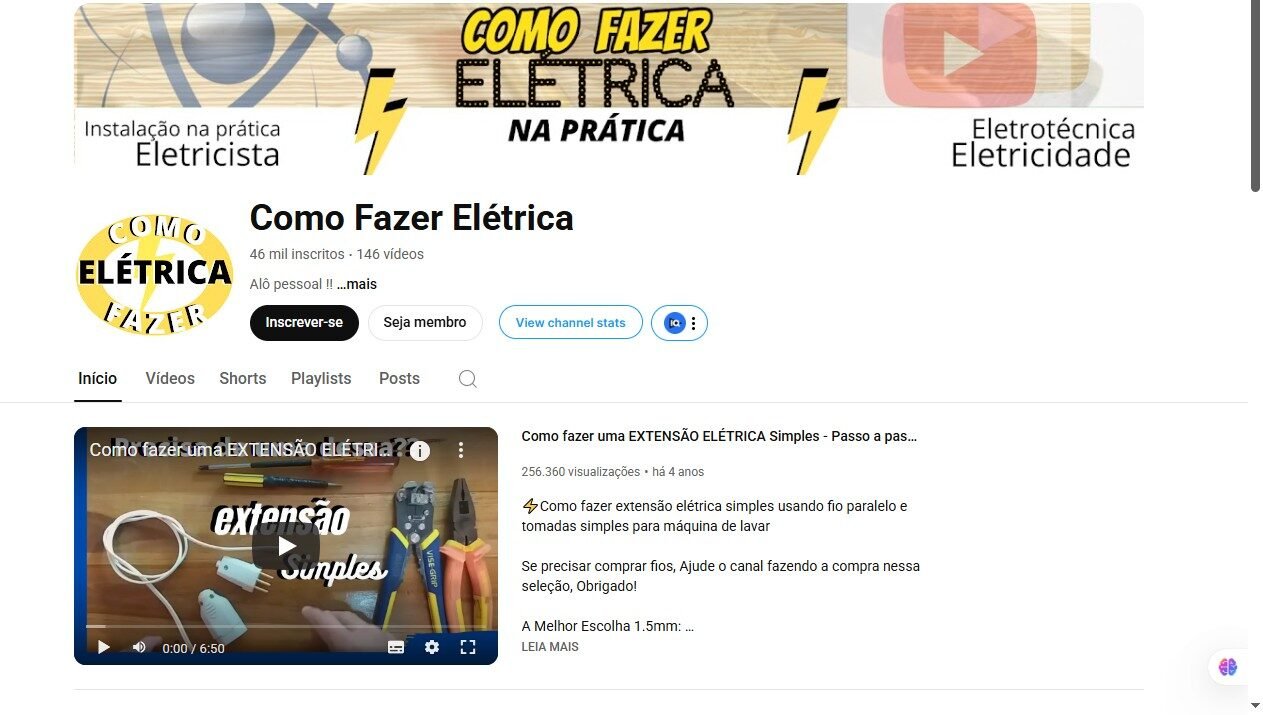 Canal Youtube Monetizado com 45k inscritos – Nicho Educação
