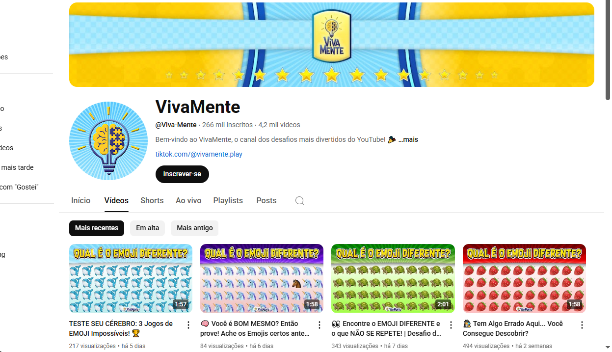 CANAL MONETIZADO 265K INSCRITOS