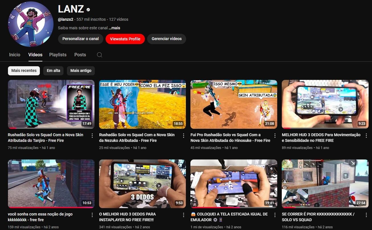 Canal Monetizado com 557 Mil Inscritos
