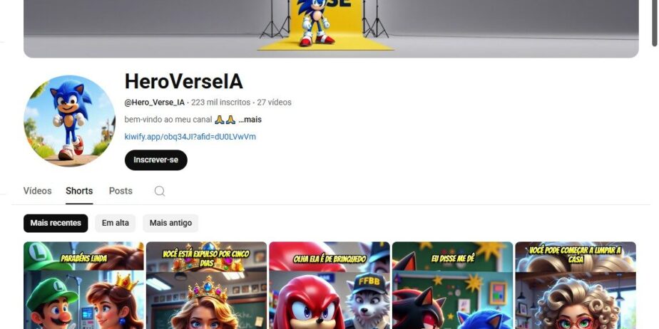 Canal DARK MONETIZADO com 222 MIL INSCRITOS + Placa de 100 MIL!