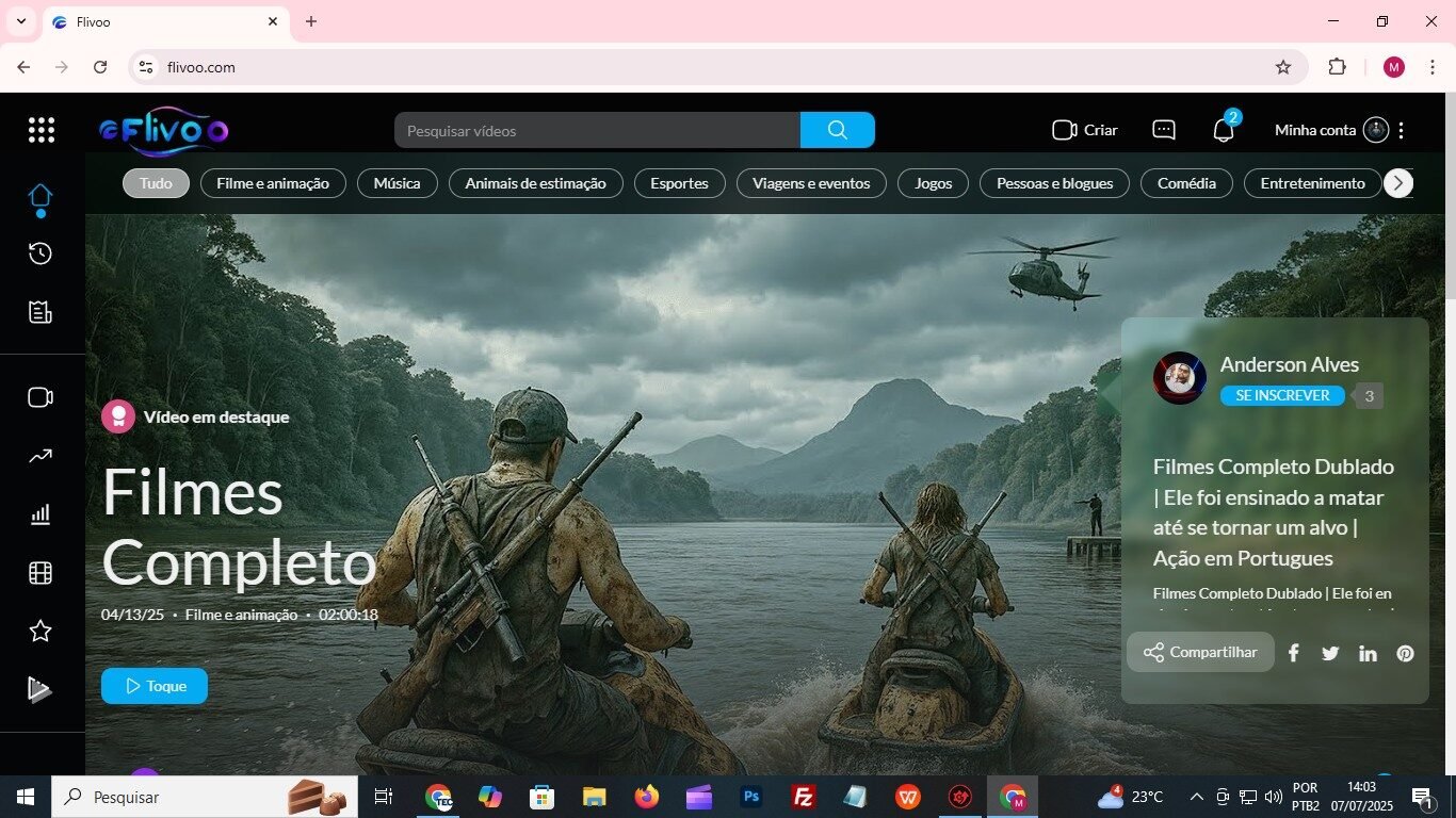 Plataforma de Compartilhamento de vídeos, estilo Youtube