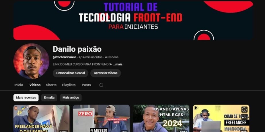 CANAL DE TECNOLOGIA | 4.900 INSCRITOS | ALTAMENTE ENGAJADO