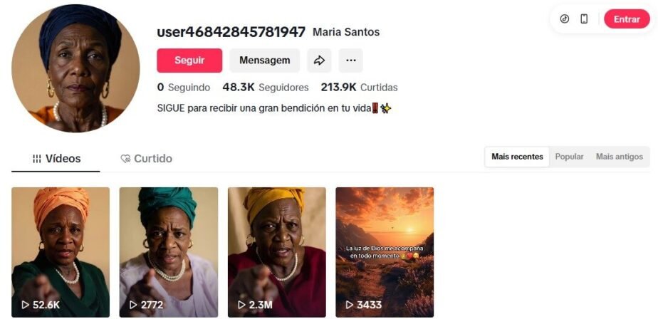 CONTA DE TIKTOK À VENDA | 48,3 MIL SEGUIDORES