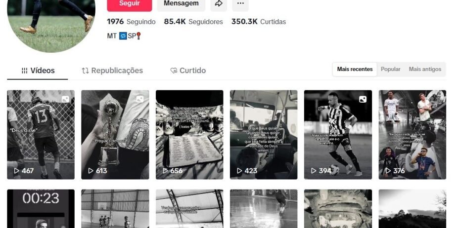 CONTA DE TIKTOK À VENDA | 85 MIL SEGUIDORES