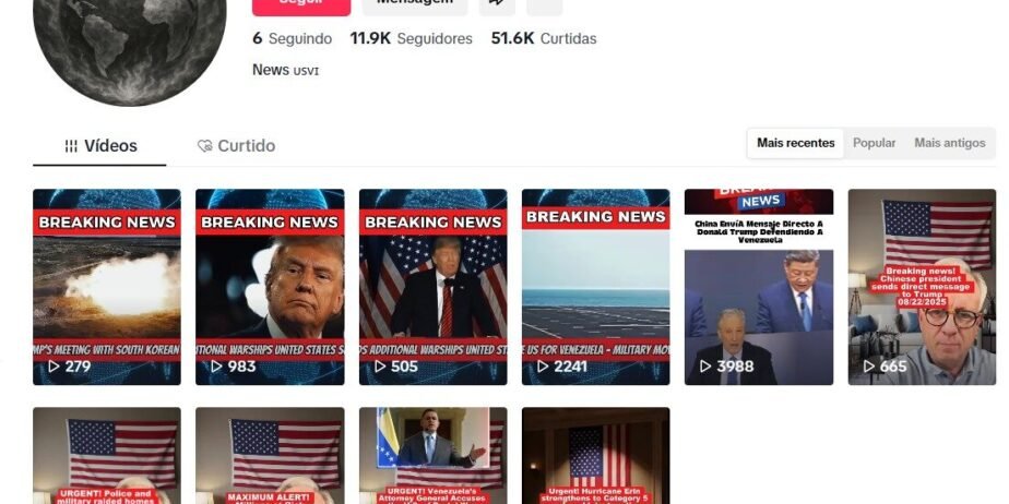 CONTA DE TIKTOK À VENDA COM11 MIL SEGUIDORES