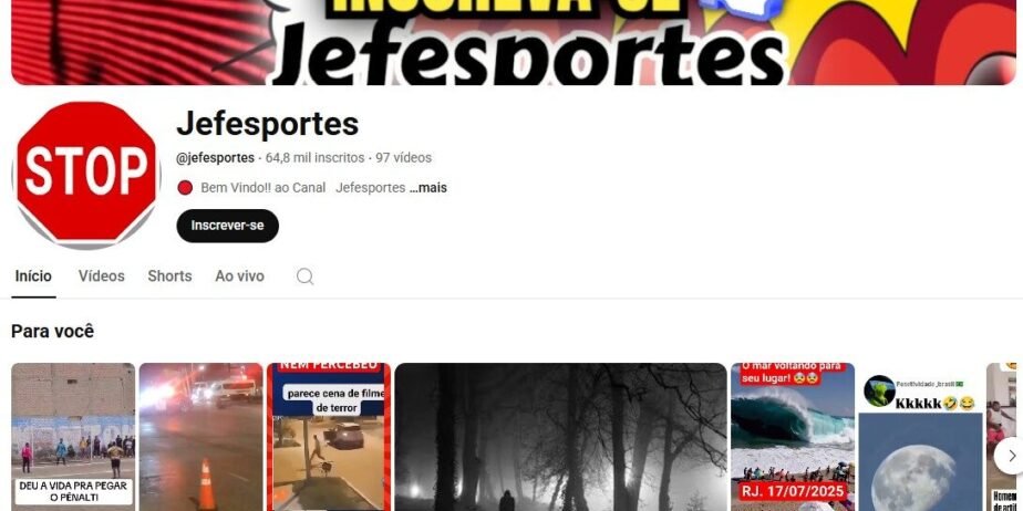 CANAL NO YOUTUBE À VENDA | 64,1 MIL INSCRITOS | ALTO ALCANCE
