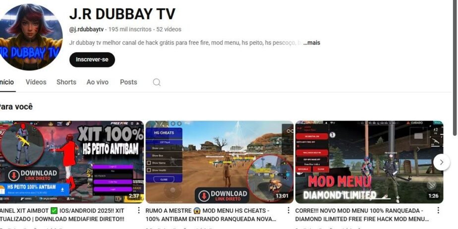 CANAL NO YOUTUBE COM 195 MIL INSCRITOS | PRONTO PARA REMONETIZAR