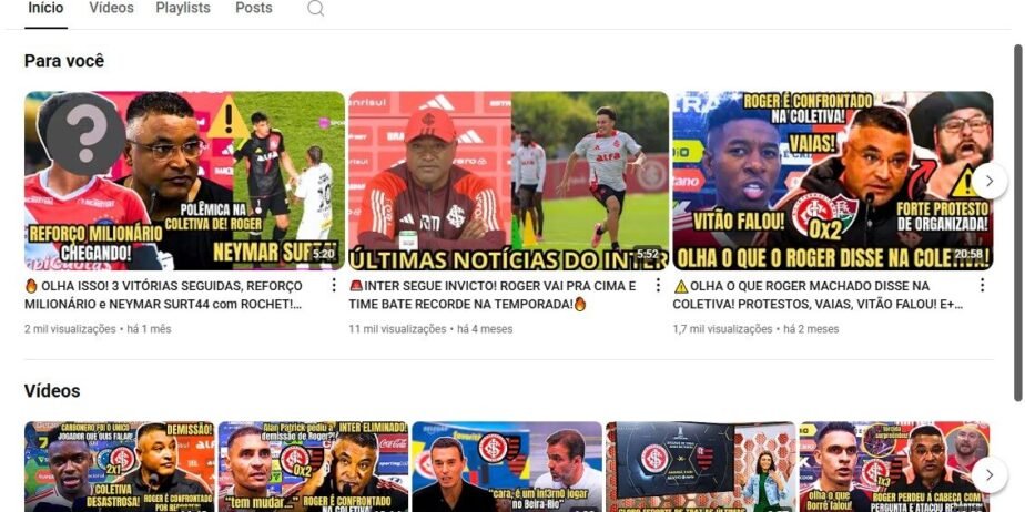 CANAL DE FUTEBOL MONETIZADO | 25 MIL INSCRITOS | +R$20 MIL JÁ FATURADOS