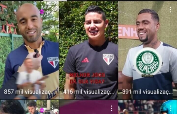 CANAL DE SHORTS DE FUTEBOL | SÃO PAULO FC | +5 MILHÕES DE VIEWS