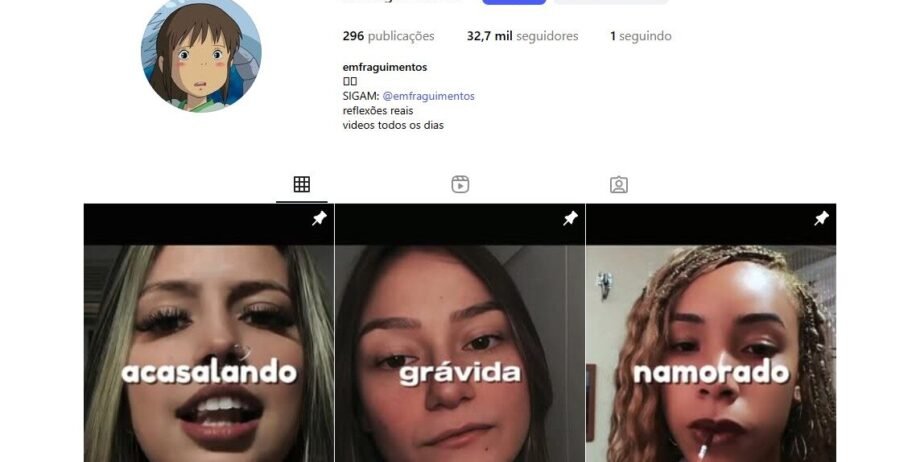 CONTA DE INSTAGRAM À VENDA | 32,7 MIL SEGUIDORES