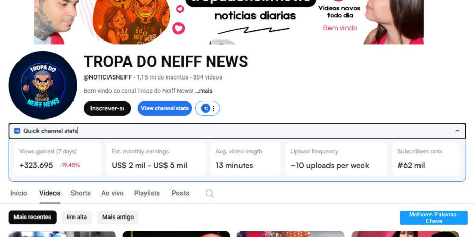 VENDO CANAL FÃ CLUB DA KAMYLINHA GERA 15 MIL MENSAL 