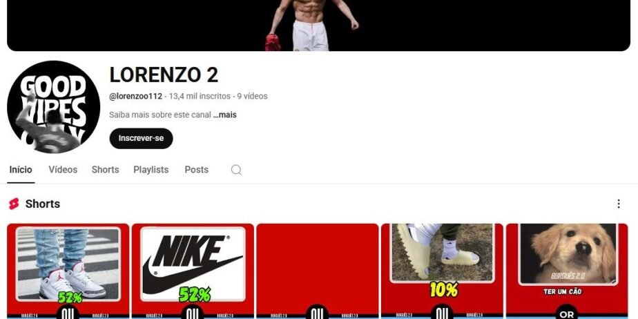 CANAL NO YOUTUBE À VENDA | 13 MIL INSCRITOS