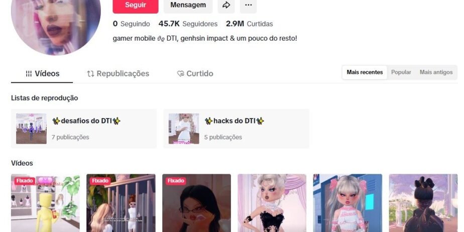 CONTA DE TIKTOK À VENDA | 45 MIL SEGUIDORES