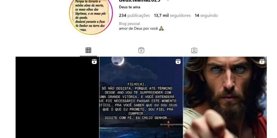 CONTA DO INSTAGRAM À VENDA COM 13 MIL SEGUIDORES