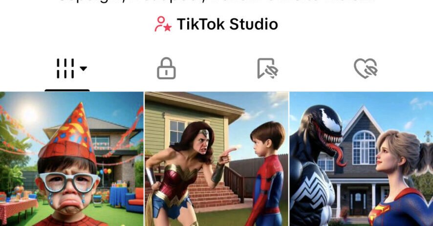 Conta TikTok Dark Nicho humor de Heróis