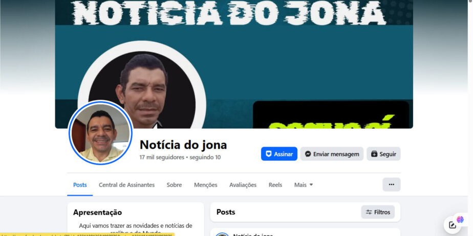 Página de Facebook barato
