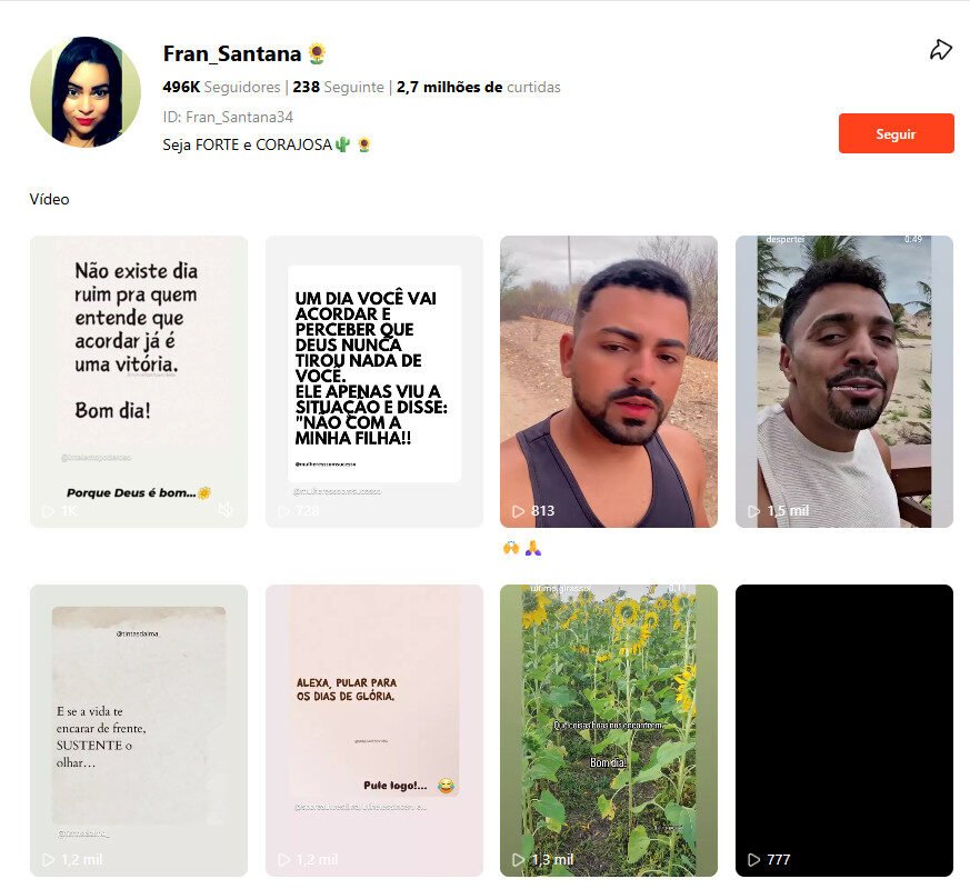 Kwai à venda – Fran_Santana (Motivação e Fé) | 496K seguidores