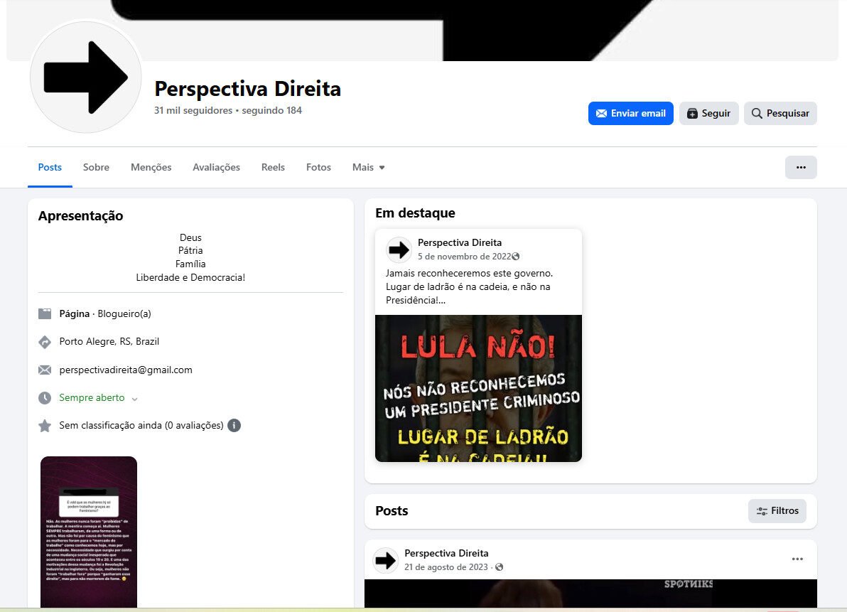 Perspectiva Direita (Política e Ideologia Conservadora) | 31 mil seguidores no facebook