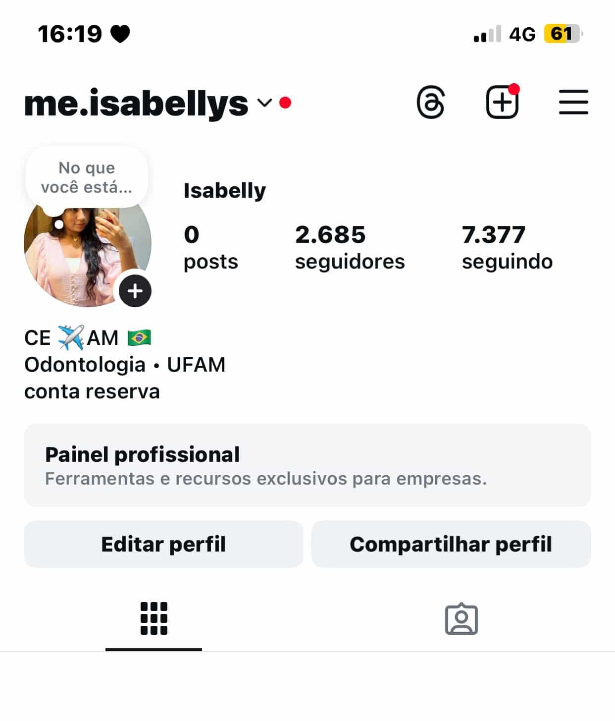 Vendo Conta Instagram 2,6K