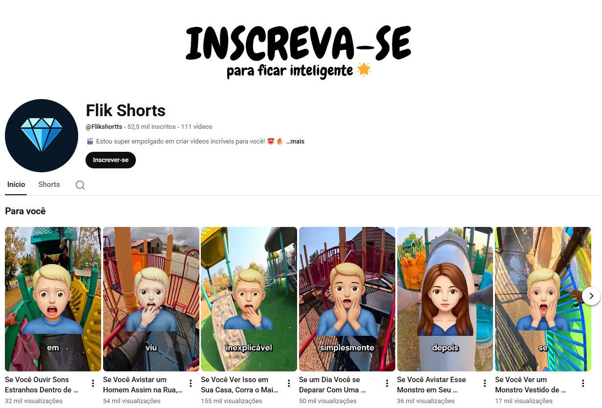 Canal no youtube – Mistério, Terror e Viral | 52 mil inscritos