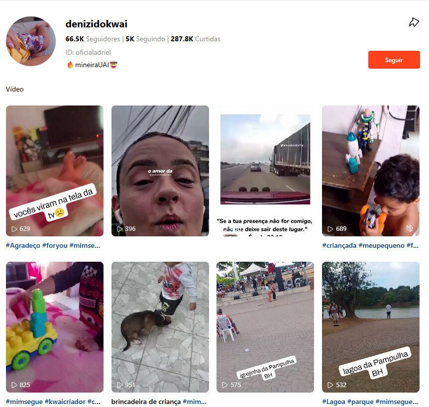 Vlogs de Família e Cotidiano | 66K seguidores no Kwai