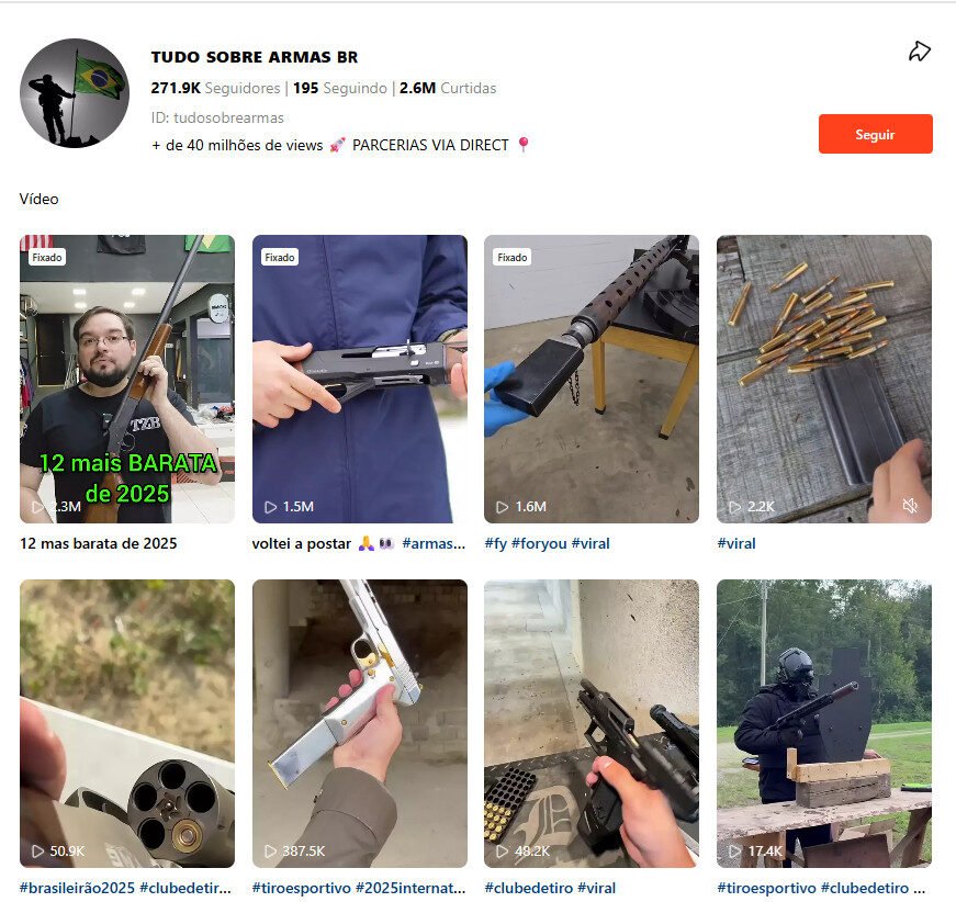 TUDO SOBRE ARMAS BR (Tiro Esportivo e Armamento) | 271K – Perfil no Kwai