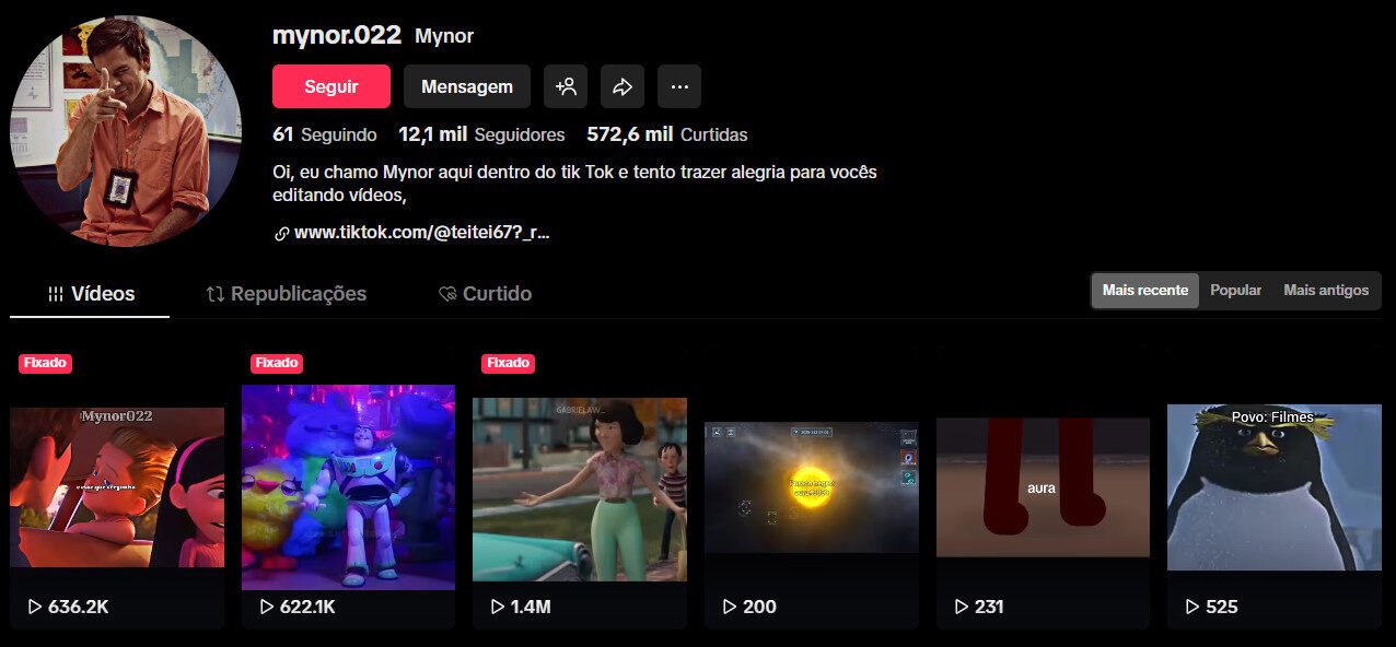 TikTok à venda 12 mil seguidores – Filmes e animações