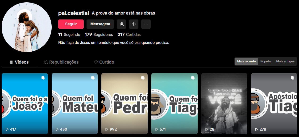 TikTok à venda – pai.celestial | 179 seguidores