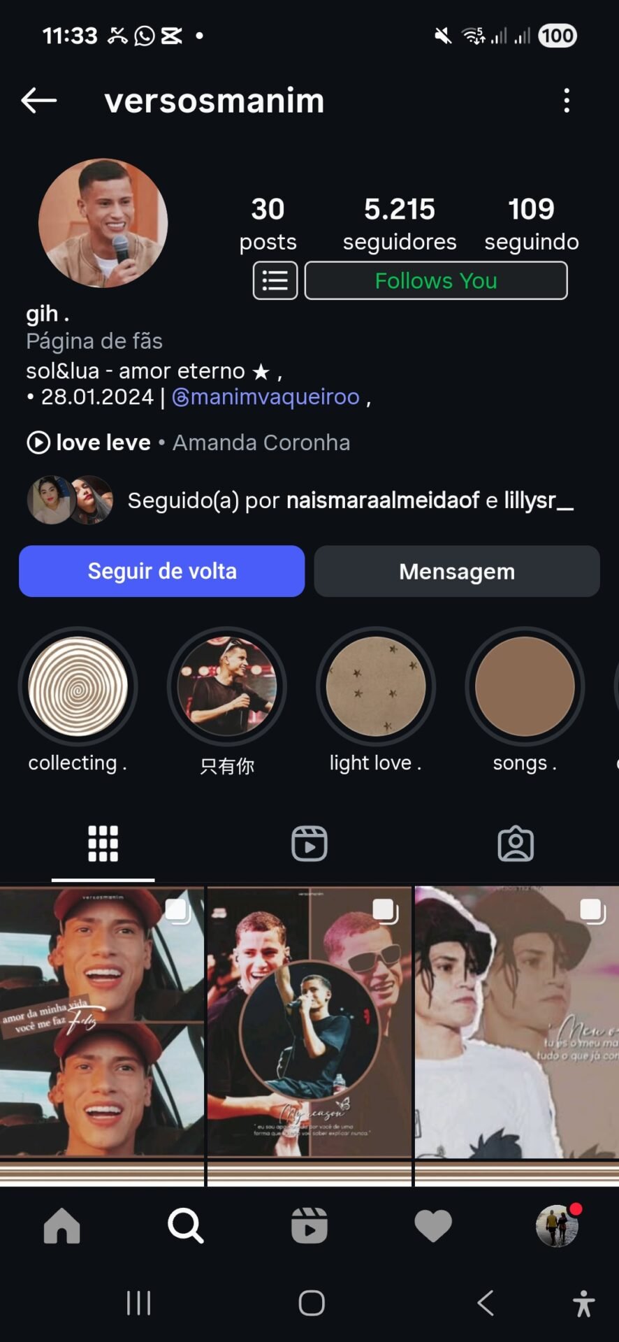 Vendo conta do instagram 5k