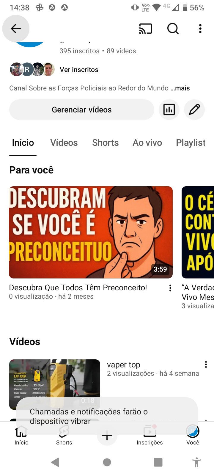 Conta pequena sobre criatividade