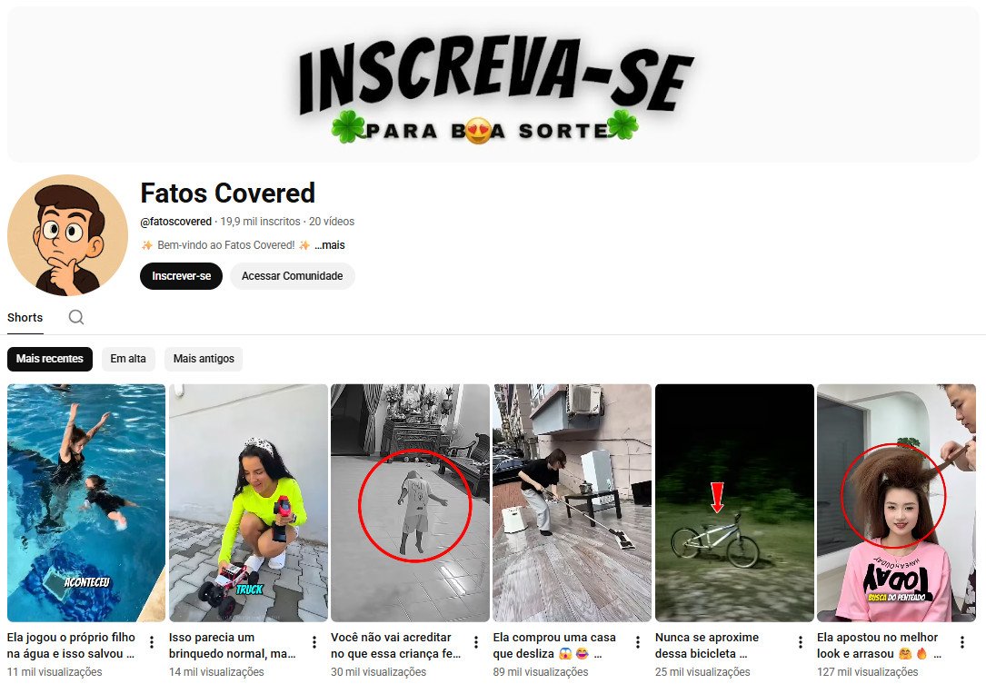 YouTube à Venda (Não Monetizado) – 19 mil inscritos – Fatos e Curiosidades Virais