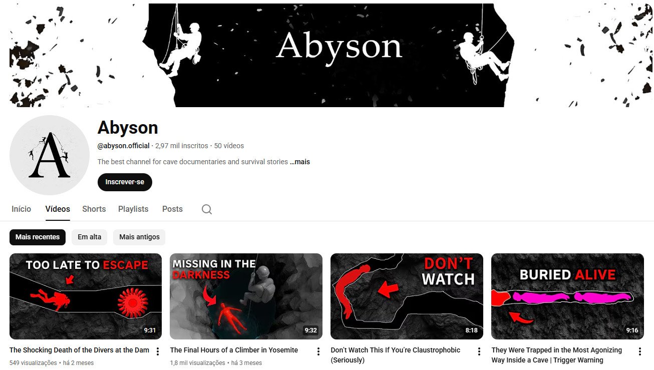 YouTube à Venda – 2 mil inscritos – Histórias de Sobrevivência e Exploração Extrema