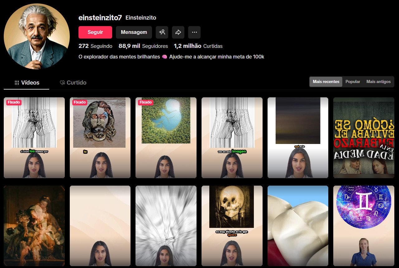 TikTok à venda – Curiosidades e Mentes Brilhantes | 88 mil seguidores