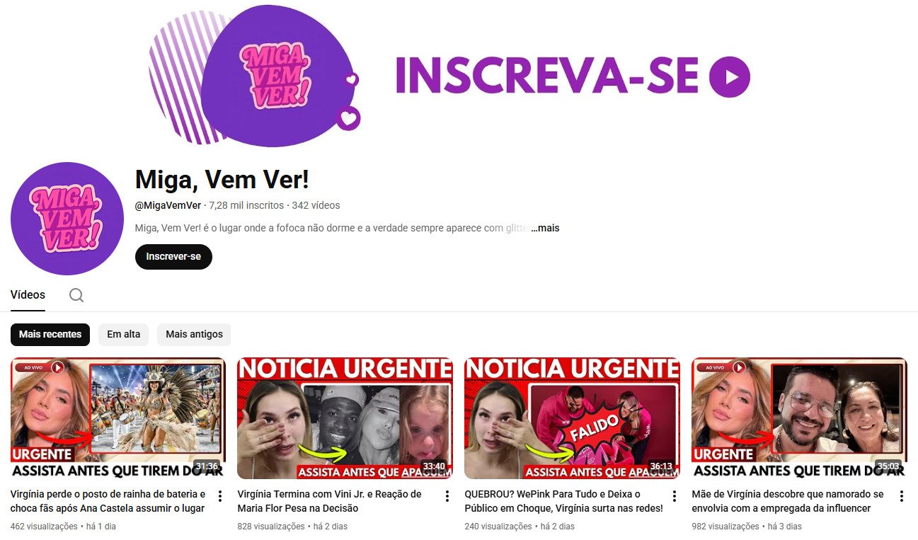 YouTube à venda – Notícias de Influenciadores | 7 mil inscritos