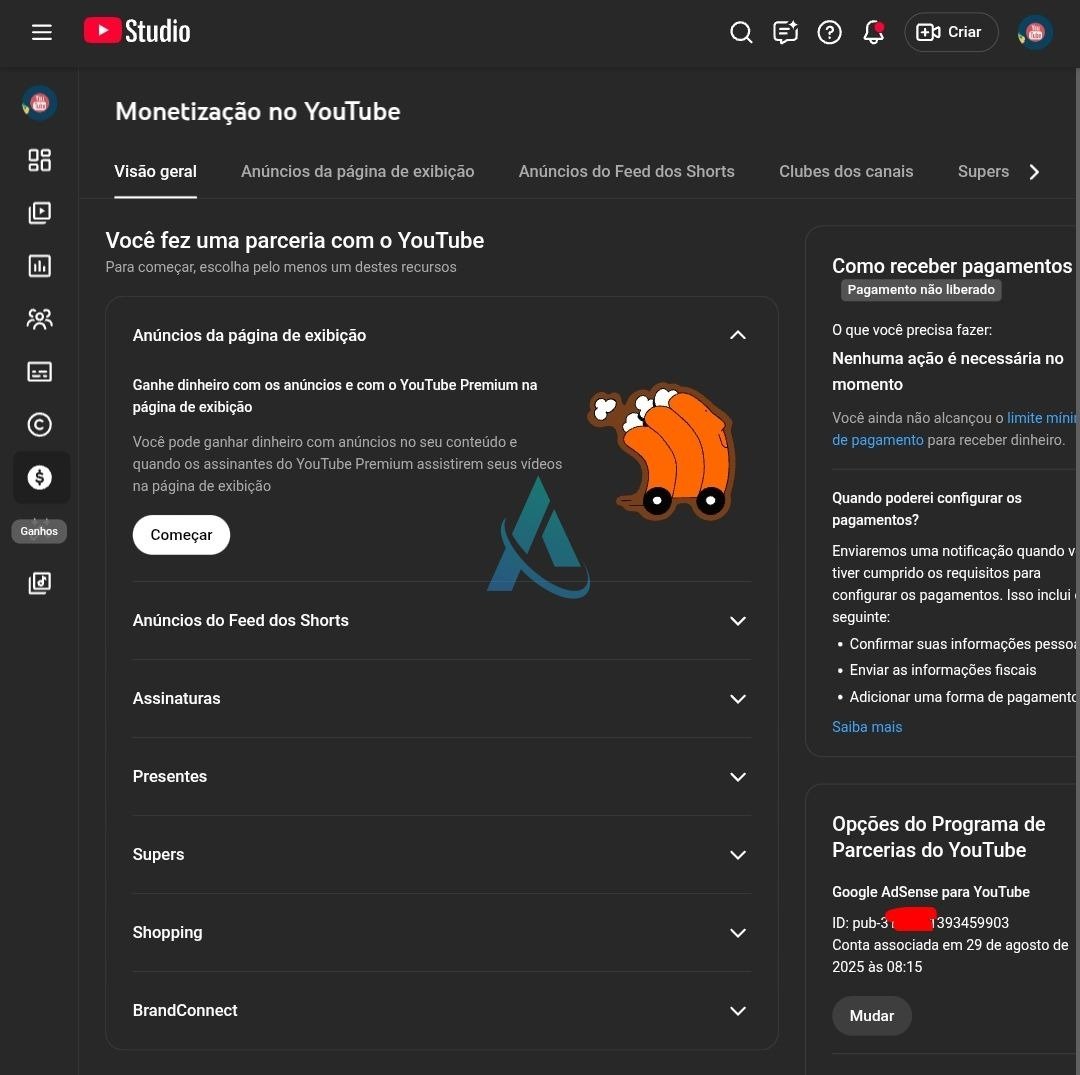 Canal Monetizado 1000 inscritos