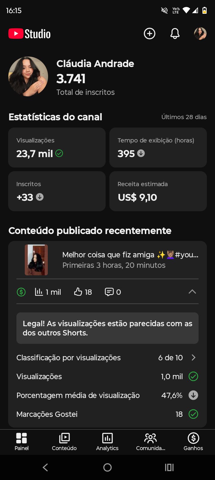 Vendo canal no YouTube