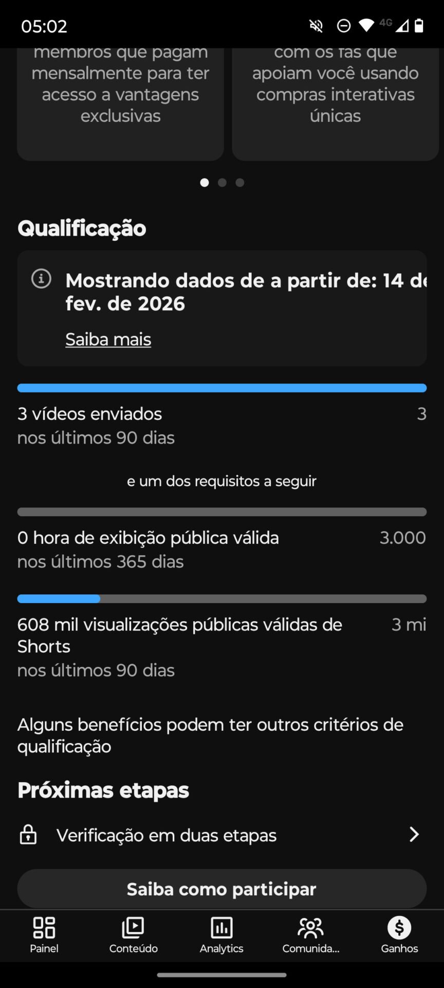 Vendo Canal YouTube com 157k Inscritos | 3 Milhões de Views | Alto Potencial de Monetização