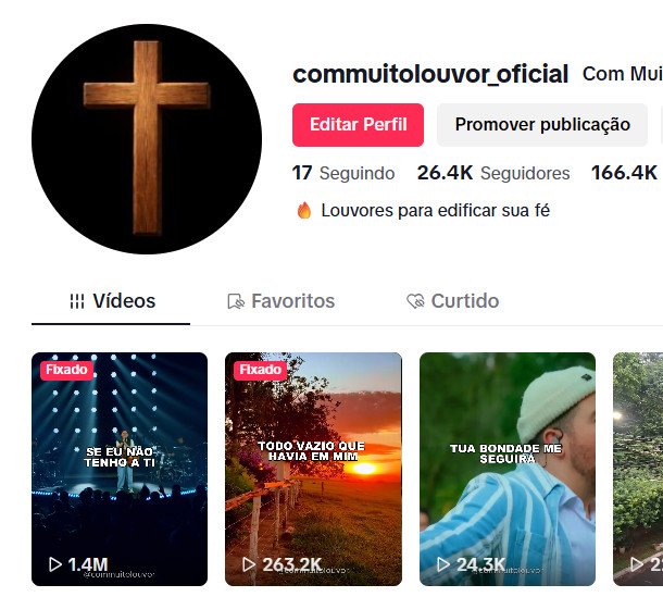 CONTA TIKTOK 26 MIL SEGUIDORES
