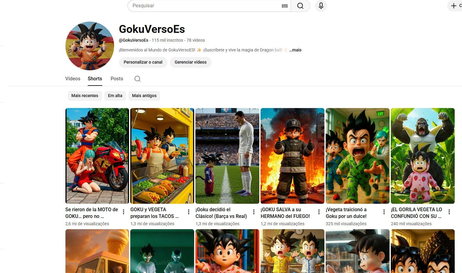 Vendo Canal com 115K de inscritos Com placa de 100k para Solicitar