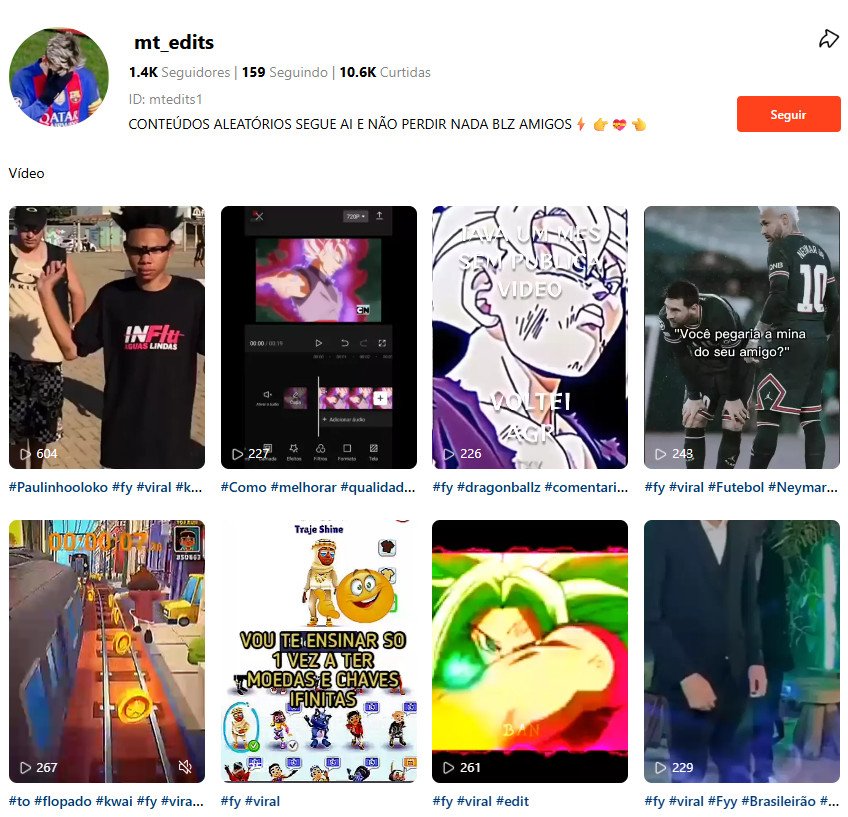 Perfil no Kwai à venda – Edições, Games e Entretenimento (1 mil seguidores)