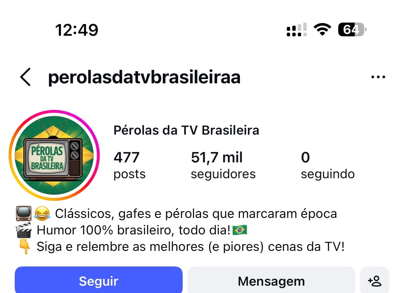 CONTA INSTAGRAM 50K DE SEGUIDORES ENGAJADA