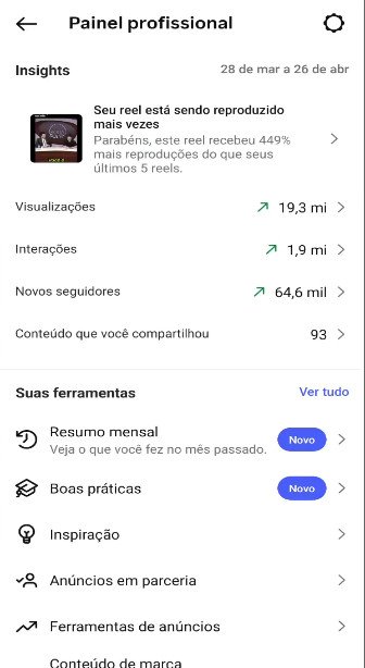 🚀PERFIL DO INSTAGRAM (70.200 seguidores & 19 MILHÕES de viws em 30D) ganhando em torno de 4 MIL a 5 MIL novo seguidores por dia