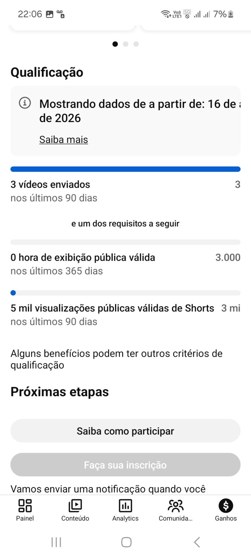VENDO CANAL – NÃO MONETIZADO